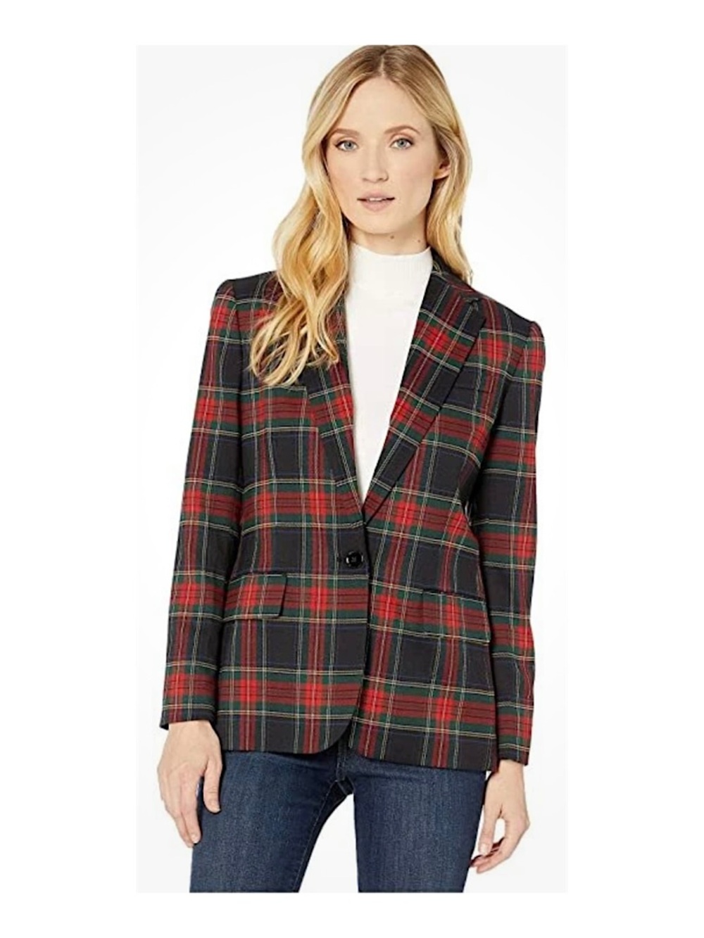 RALPH LAUREN TARTAN PLAID
PINTEREST RUNWAY CLASSIC CLUB BLAZER
JACKET, EUC, 14W